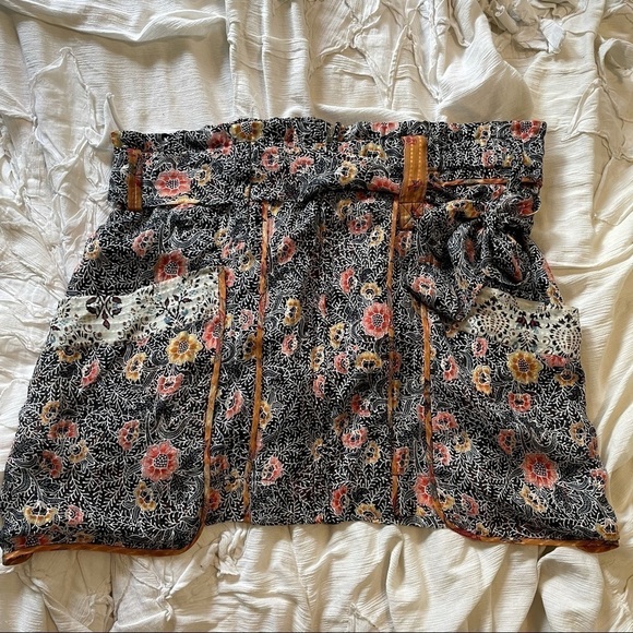 Isabel Marant Silk Patchwork Art to Wear Floral Printed Mini Skirt medium - Picture 5 of 7